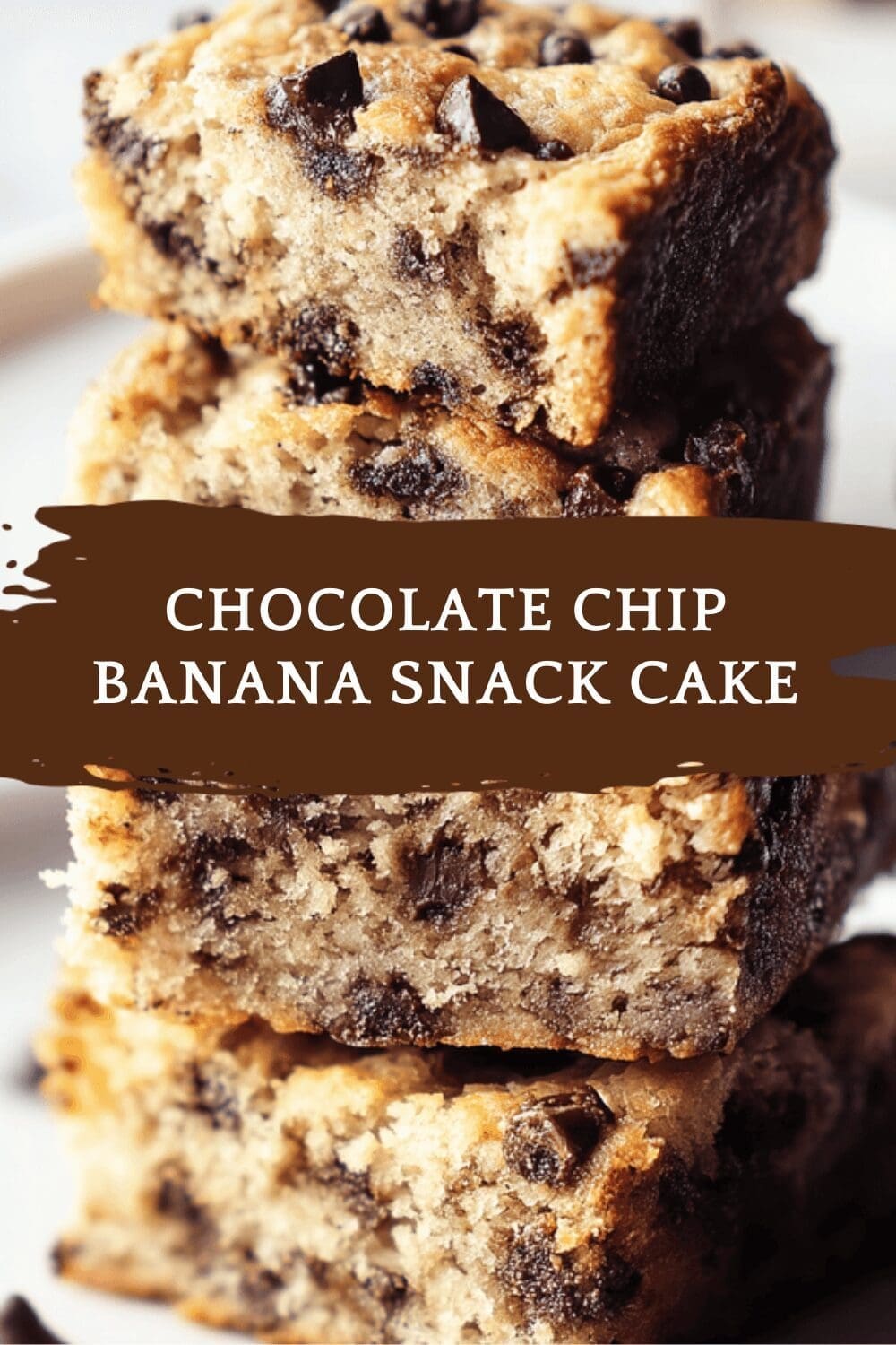 Chocolate Chip Banana Snack Cake