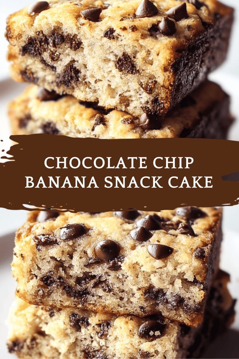 Chocolate Chip Banana Snack Cake