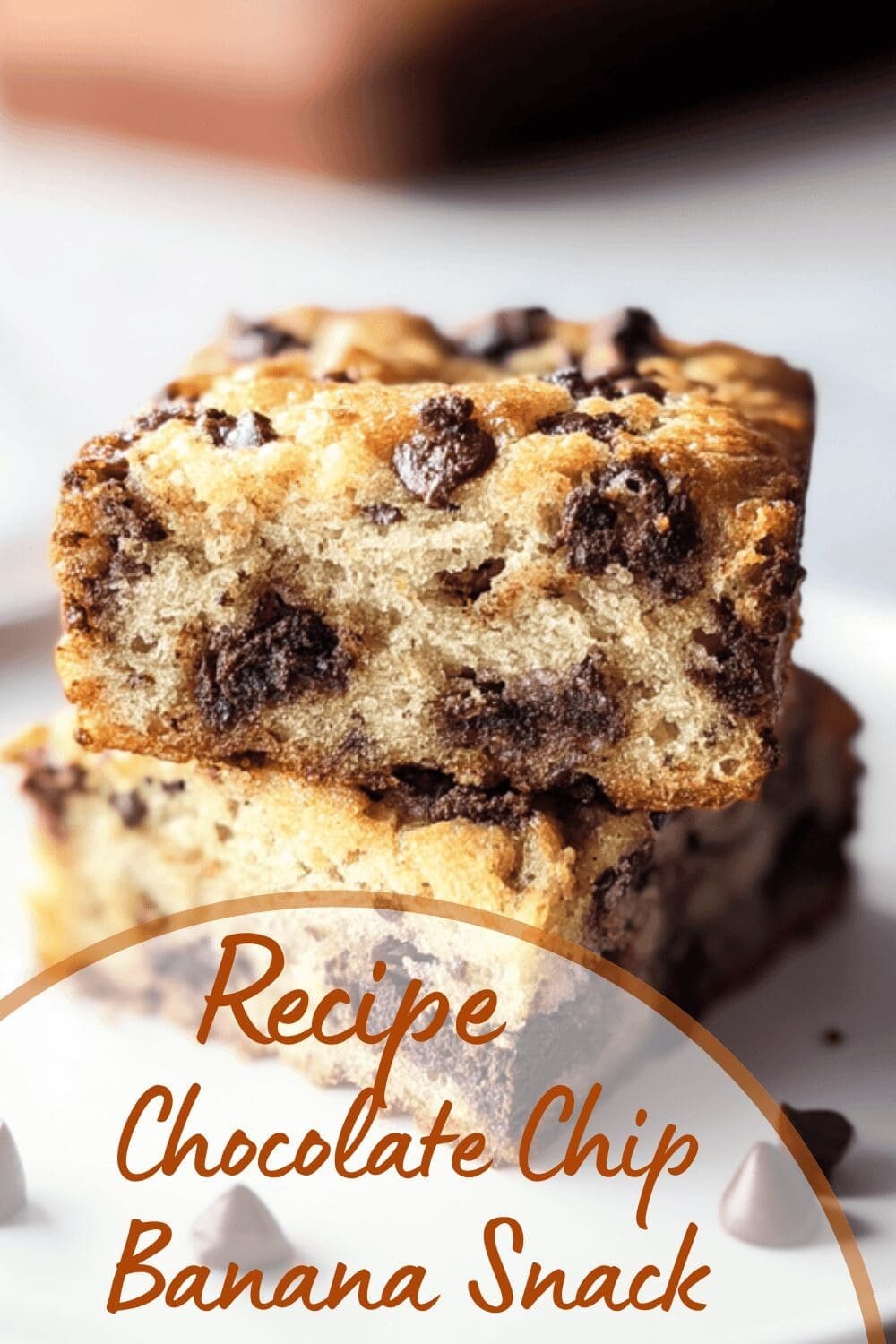 Chocolate Chip Banana Snack Cake
