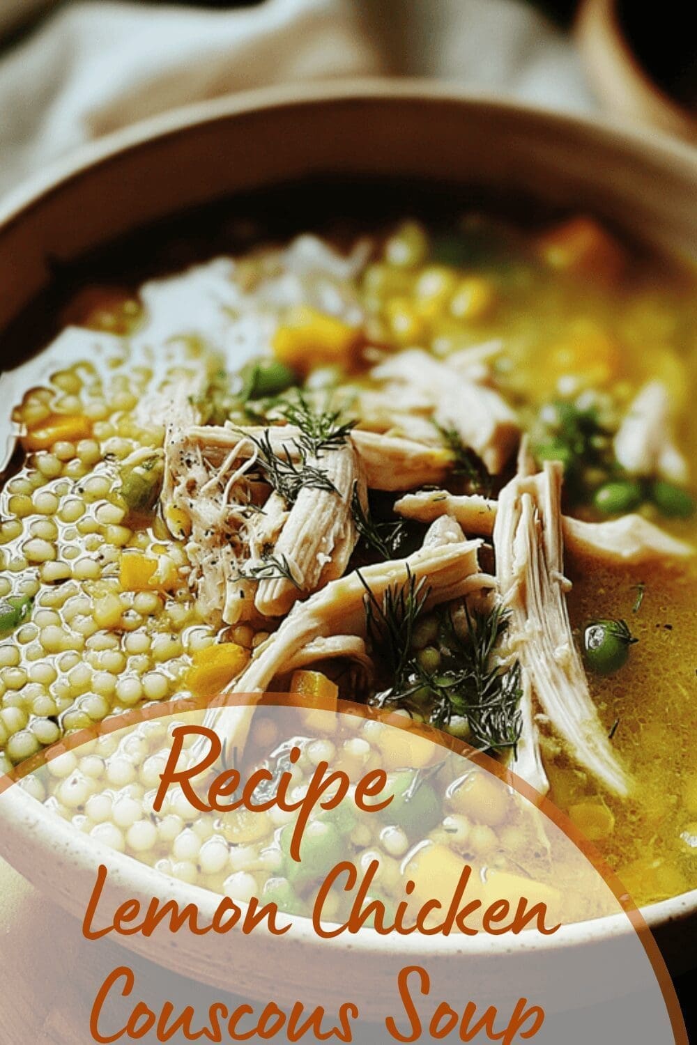 Lemon Chicken Couscous Soup With Ginger And Greek Flavors 7 Lemon Chicken Couscous Soup