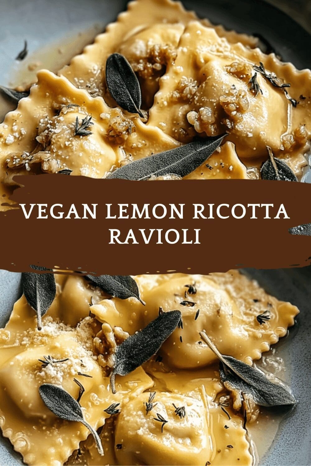 Vegan Lemon Ricotta Ravioli