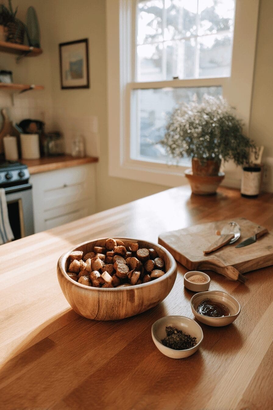 Slow Cooker Kielbasa And Apple Bites Recipe For Easy Appetizers 8 Apple Kielbasa Bites