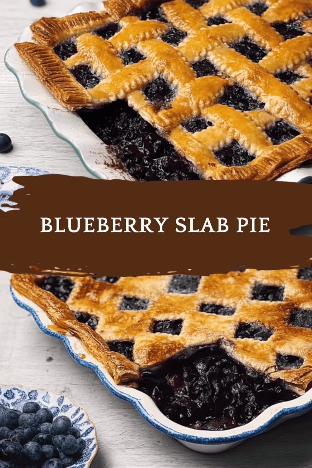 Blueberry Slab Pie