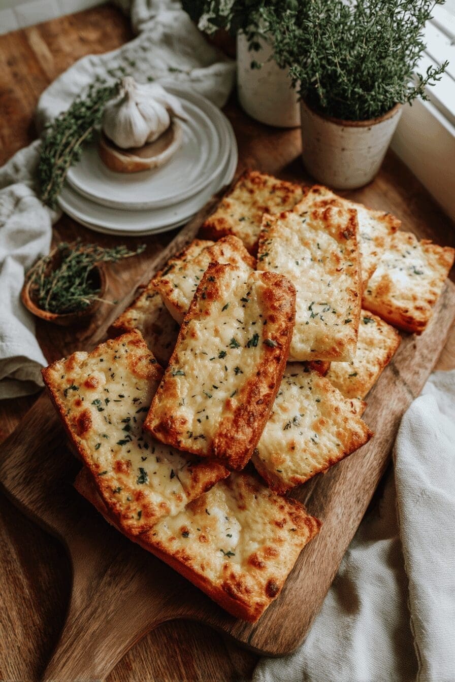 Simple Homemade Cheesy Garlic Bread Recipe For Quick And Flavorful Snacking 8 Cheesy Garlic Bread