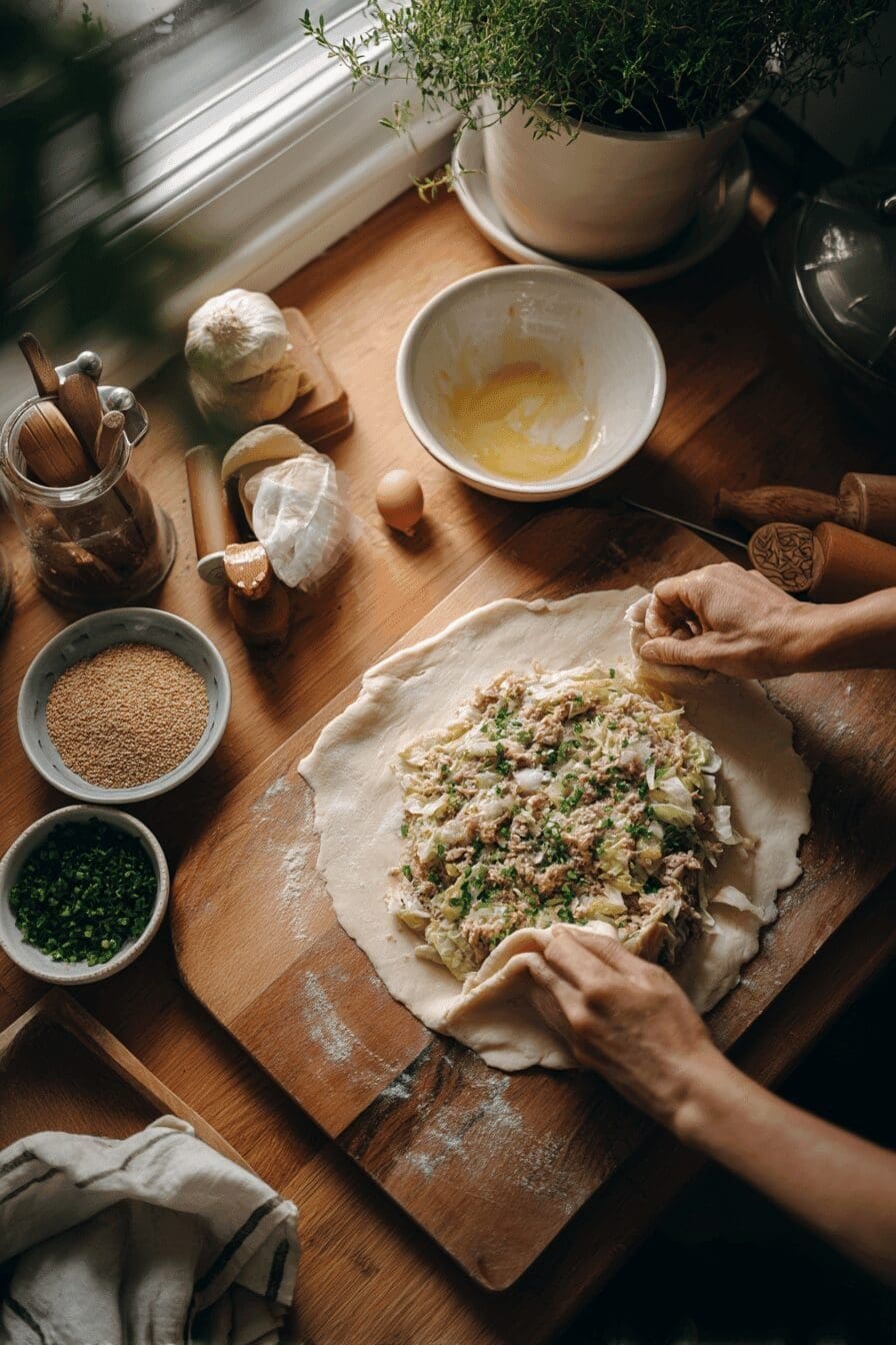 Savory Chicken And Cabbage Pirog Recipe For A Hearty Homemade Meal 9 Chicken Cabbage Pirog