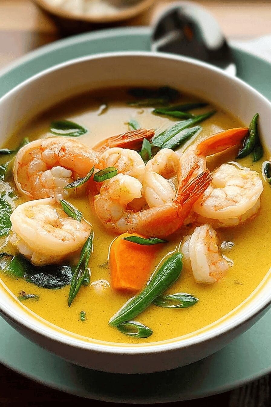 Thai Coconut Shrimp Soup Recipe Loaded With Flavor And Fresh Veggies 10 Coconut Shrimp Soup