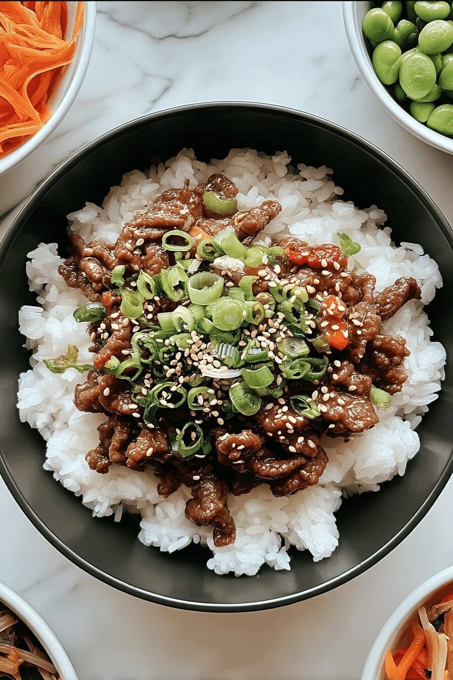 Crispy Beef Rice Bowl