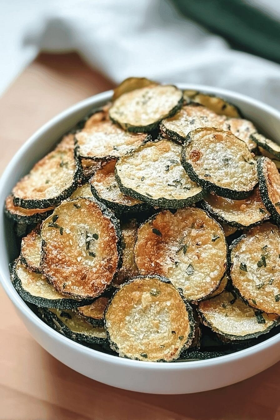 Crispy And Healthy Baked Parmesan Zucchini Chips Recipe With Video Guide 10 Crispy Zucchini Chips Recipe