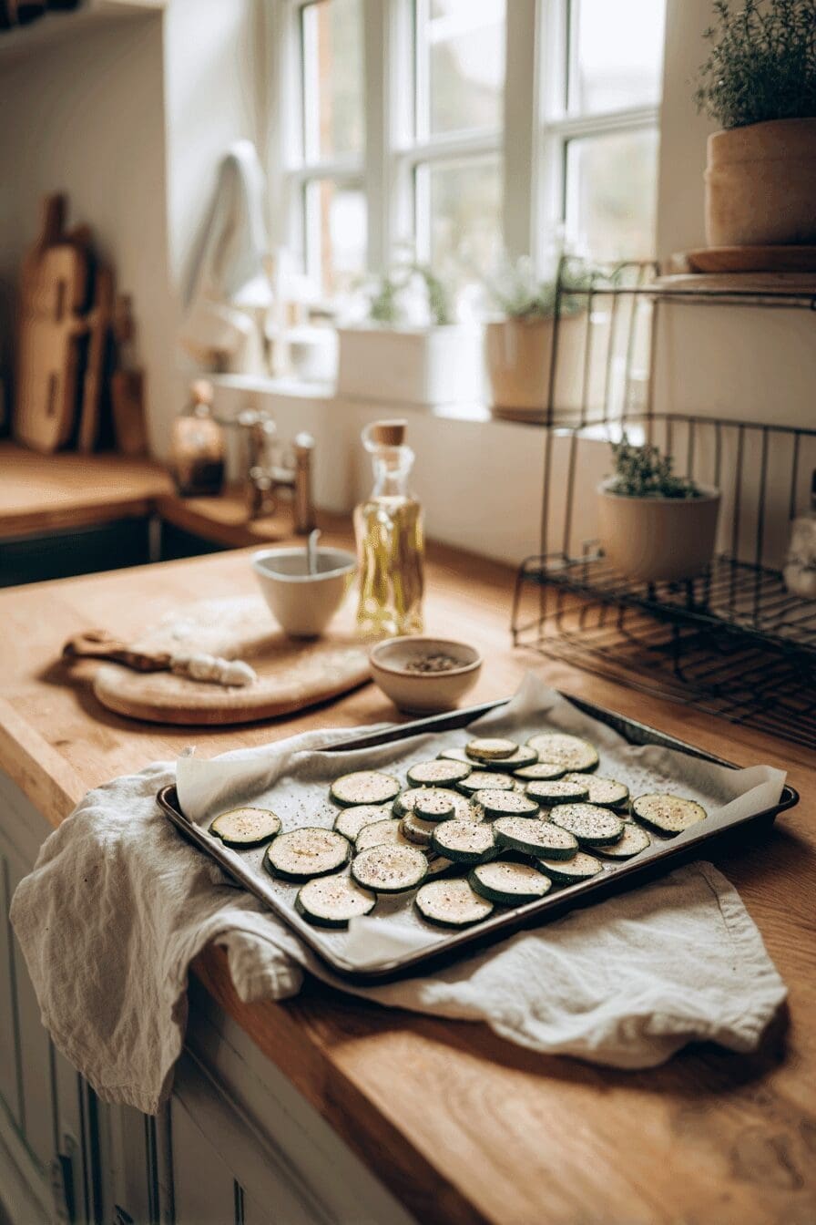 Crispy And Healthy Baked Parmesan Zucchini Chips Recipe With Video Guide 9 Crispy Zucchini Chips Recipe