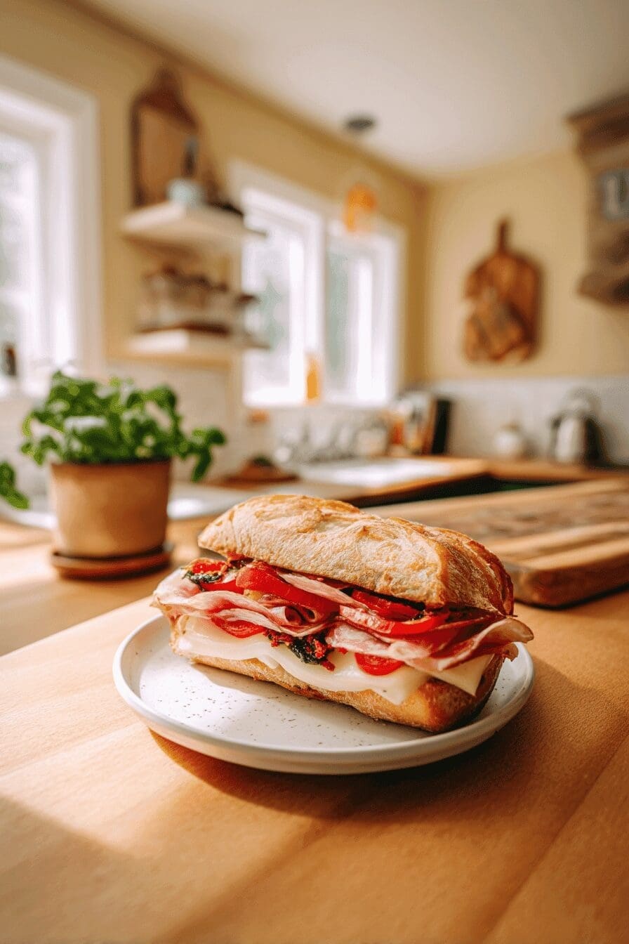 Grinder Sandwich With Buffalo Chicken Pasta Salad Twist Recipe 9 Grinder Sandwich