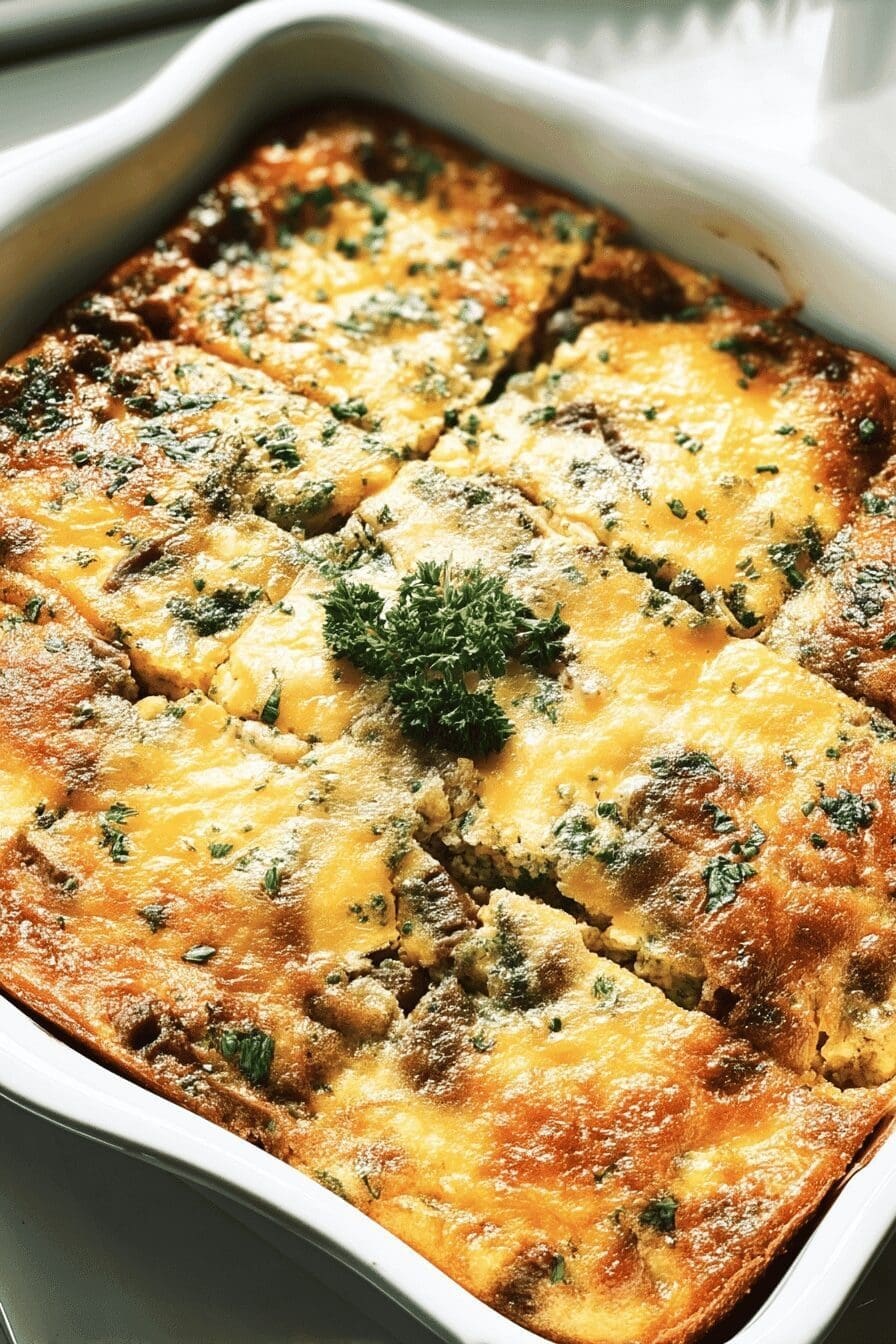 Easy Low-Carb Keto Breakfast Casserole With Sausage And Eggs 10 Keto Breakfast Casserole