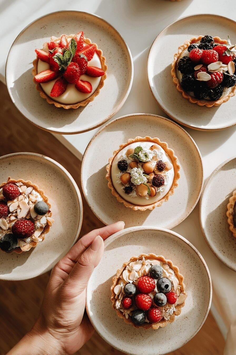 Raspberry Frangipane Tartlets