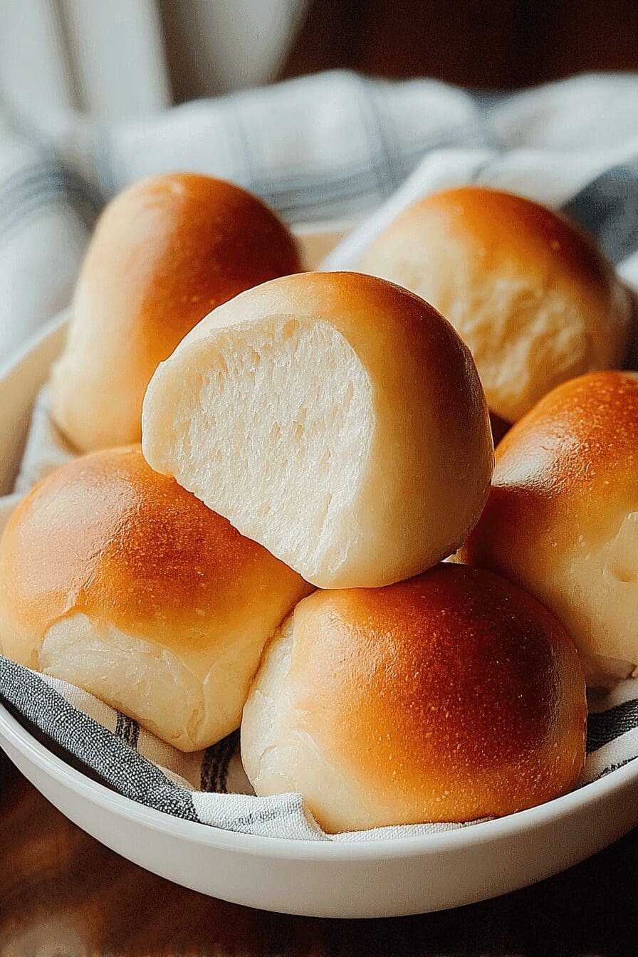Simple And Soft Sourdough Dinner Rolls Recipe With Step-By-Step Video Guide 14 Sourdough Dinner Rolls
