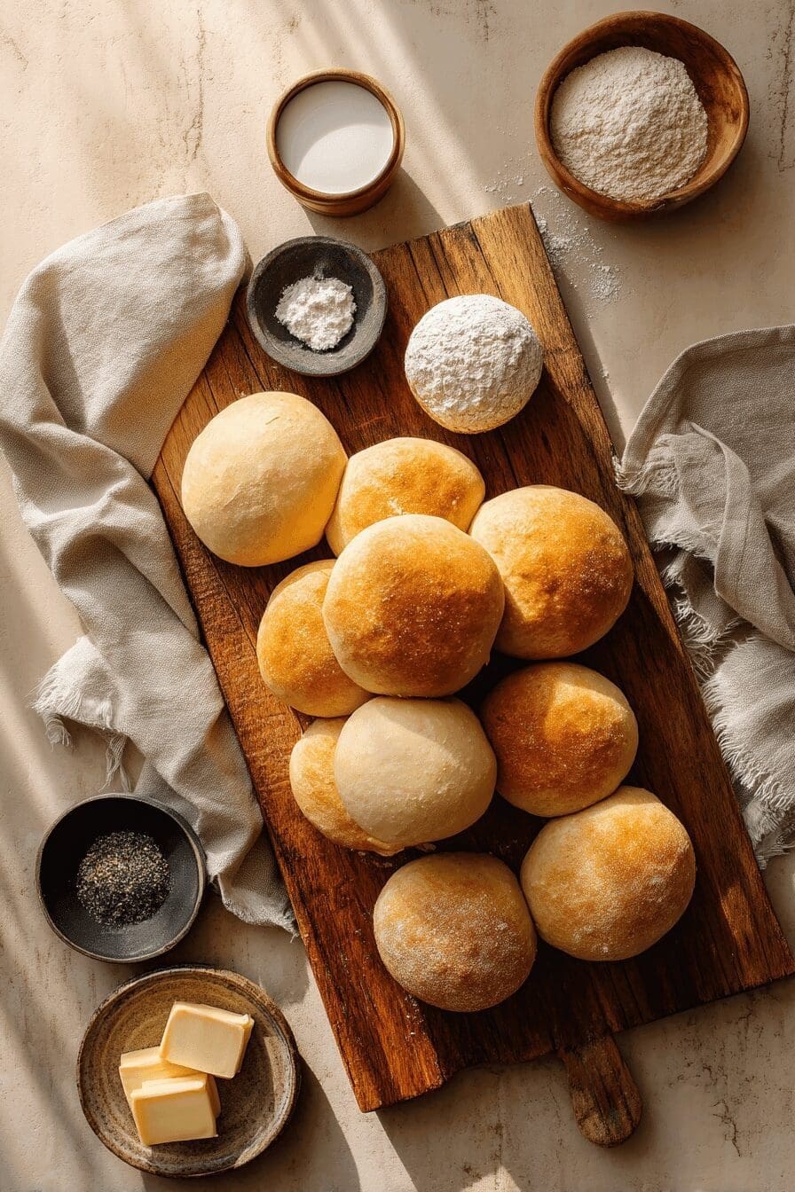 Simple No-Knead Crusty And Soft Sourdough Dinner Rolls Recipe 8 Sourdough Dinner Rolls