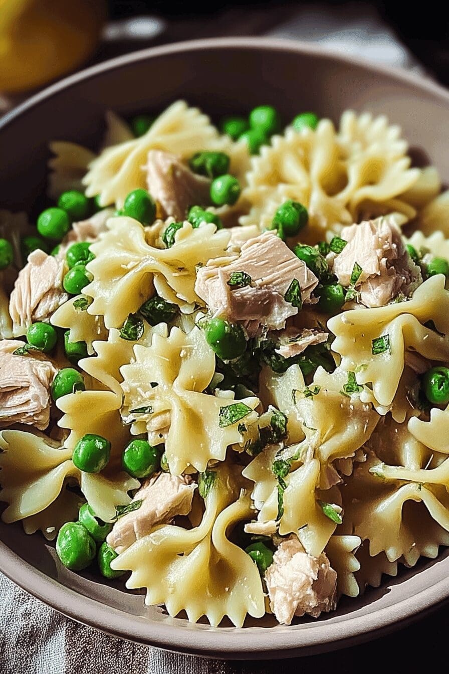 Tuna Pea Pasta