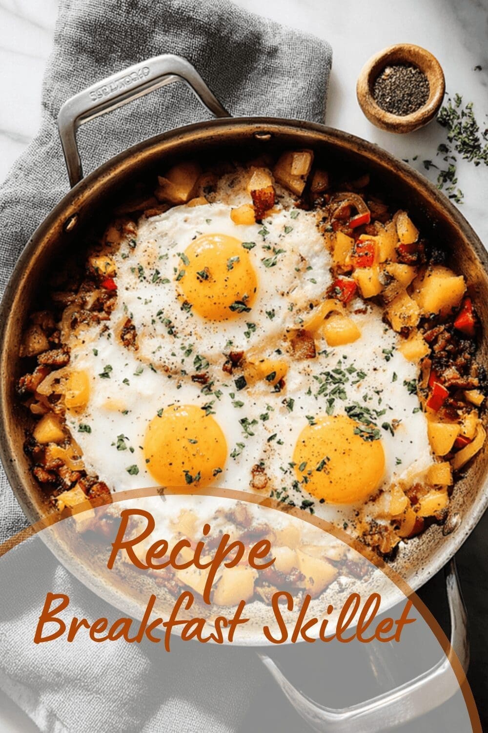 Breakfast Skillet With Bacon, Eggs, Potatoes, And Caprese Grilled Chicken Recipes 7 Breakfast Skillet