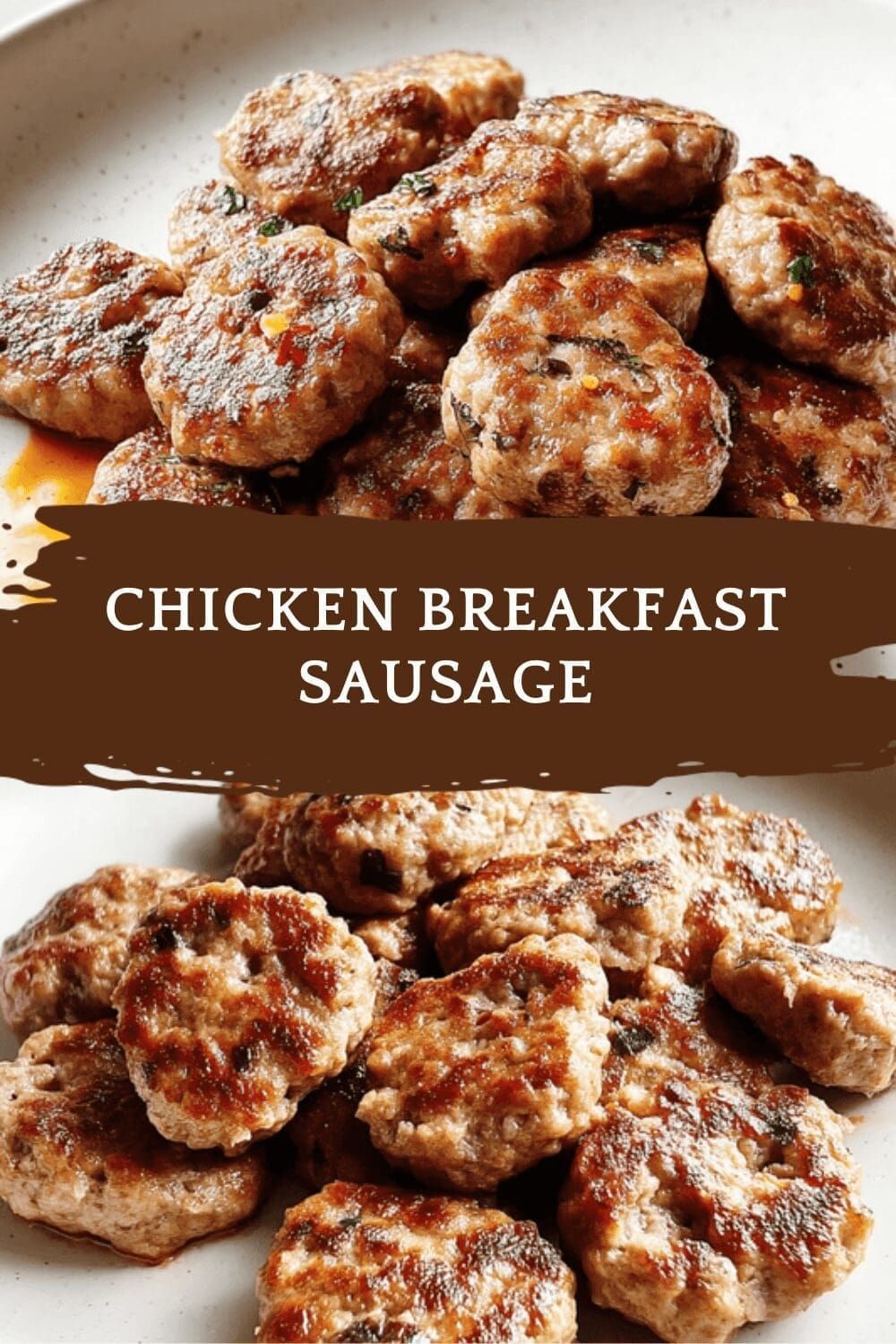 Chicken Breakfast Sausage With Maple Sage And A Simple 5-Ingredient Green Smoothie Recipe 6 Chicken Breakfast Sausage