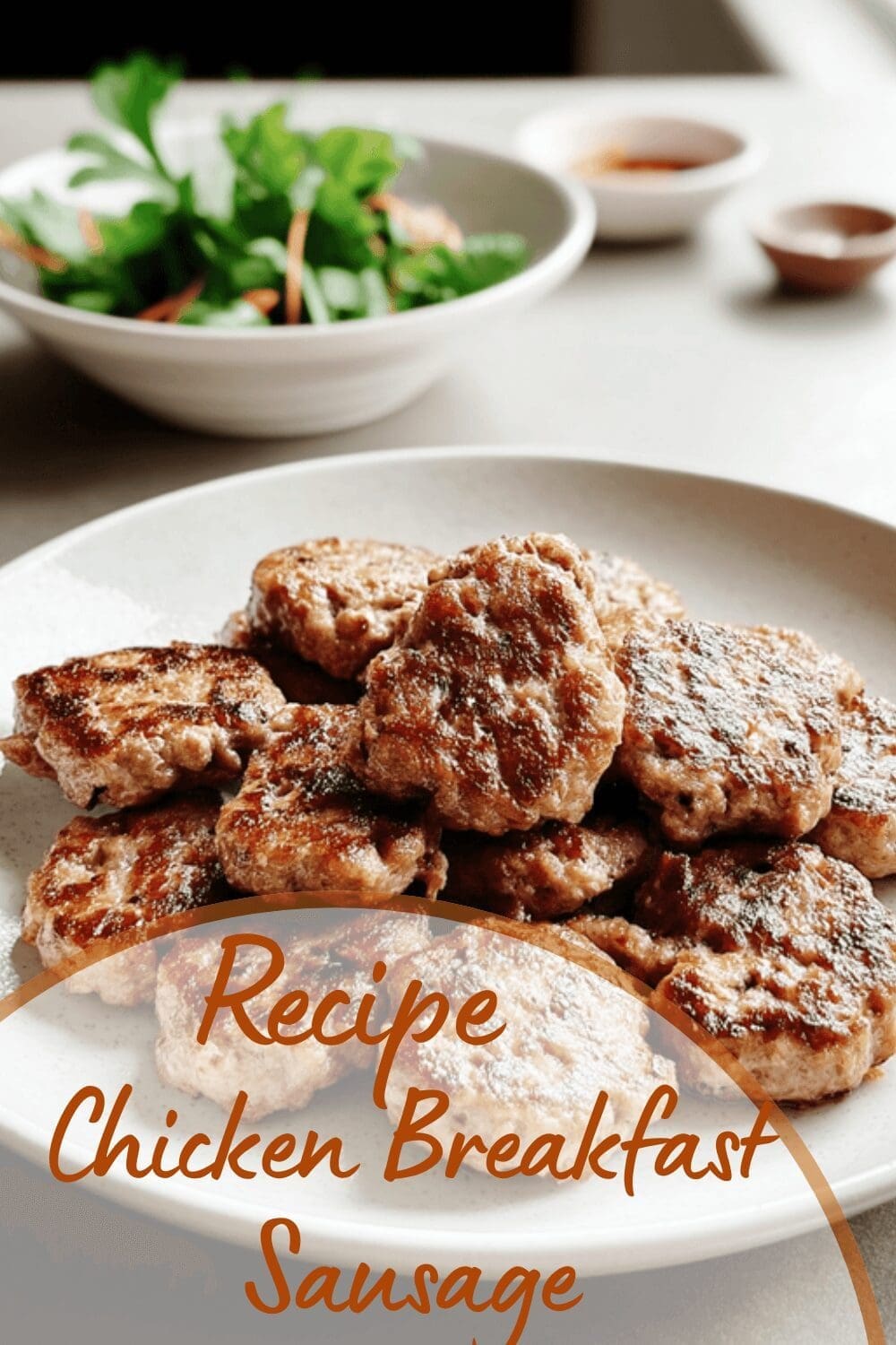 Chicken Breakfast Sausage With Maple Sage And A Simple 5-Ingredient Green Smoothie Recipe 7 Chicken Breakfast Sausage