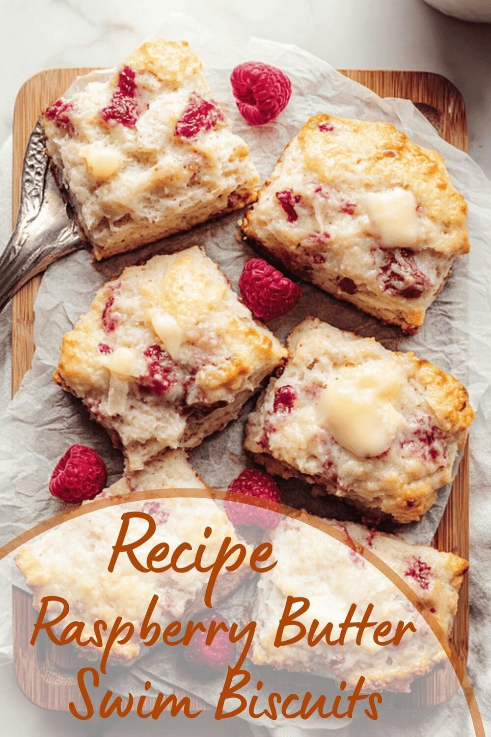 Raspberry Butter Swim Biscuits