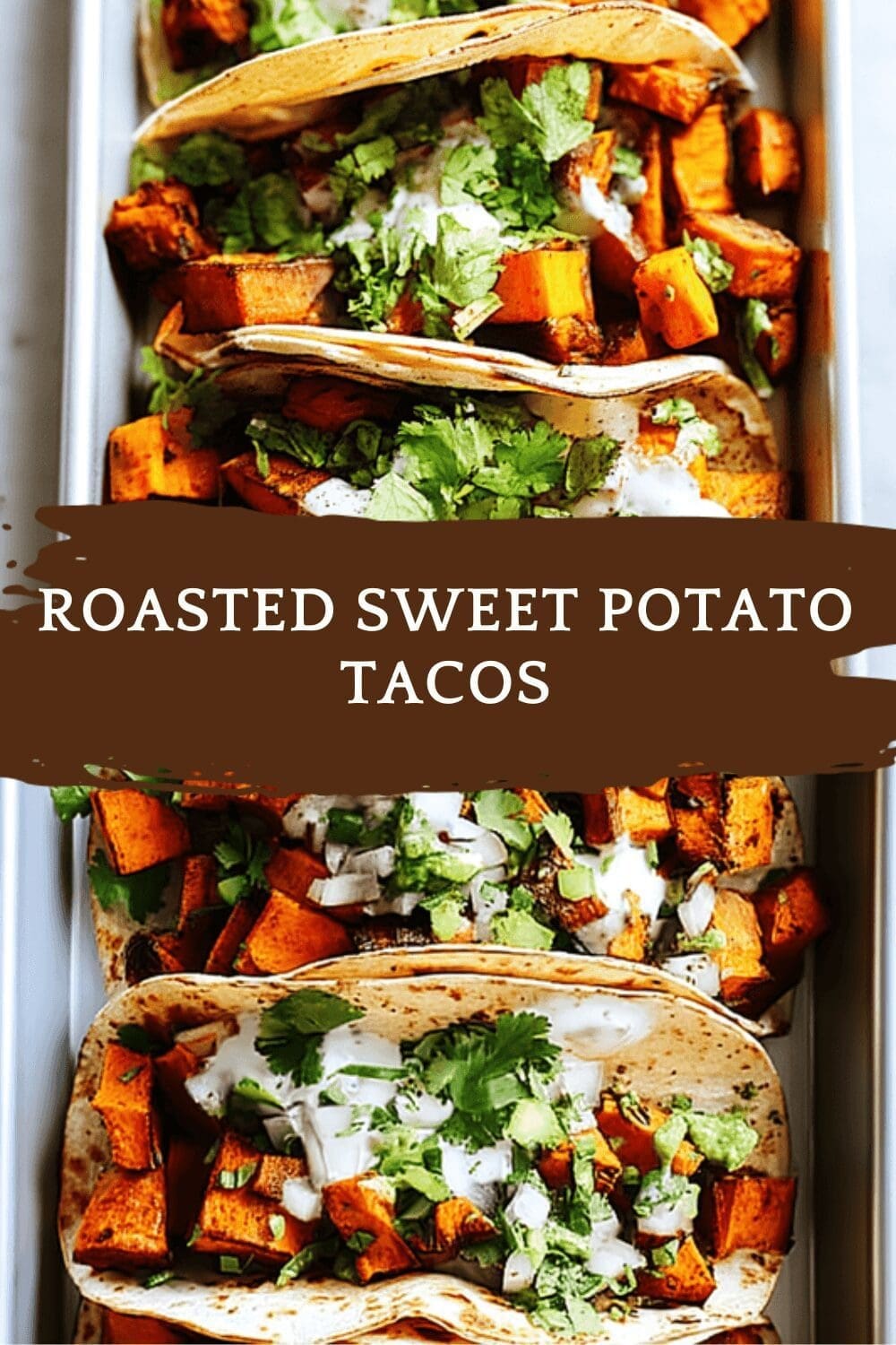 Sweet Potato Tacos With Black Beans And Chipotle Lime Crema Recipe 6 Roasted Sweet Potato Tacos