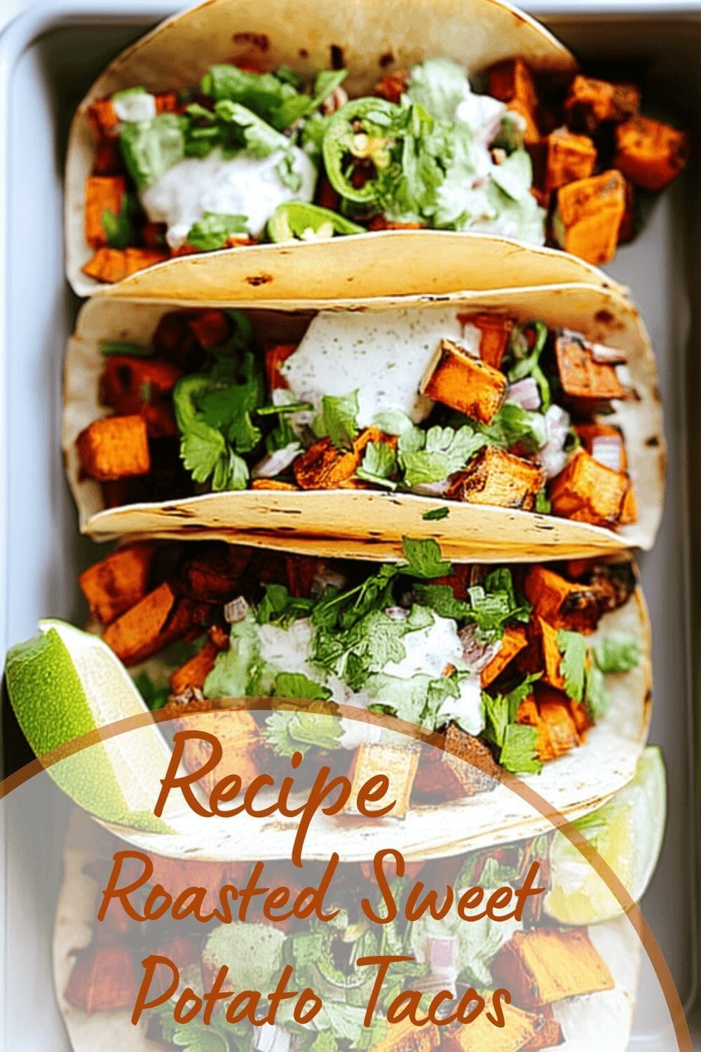 Sweet Potato Tacos With Black Beans And Chipotle Lime Crema Recipe 7 Roasted Sweet Potato Tacos