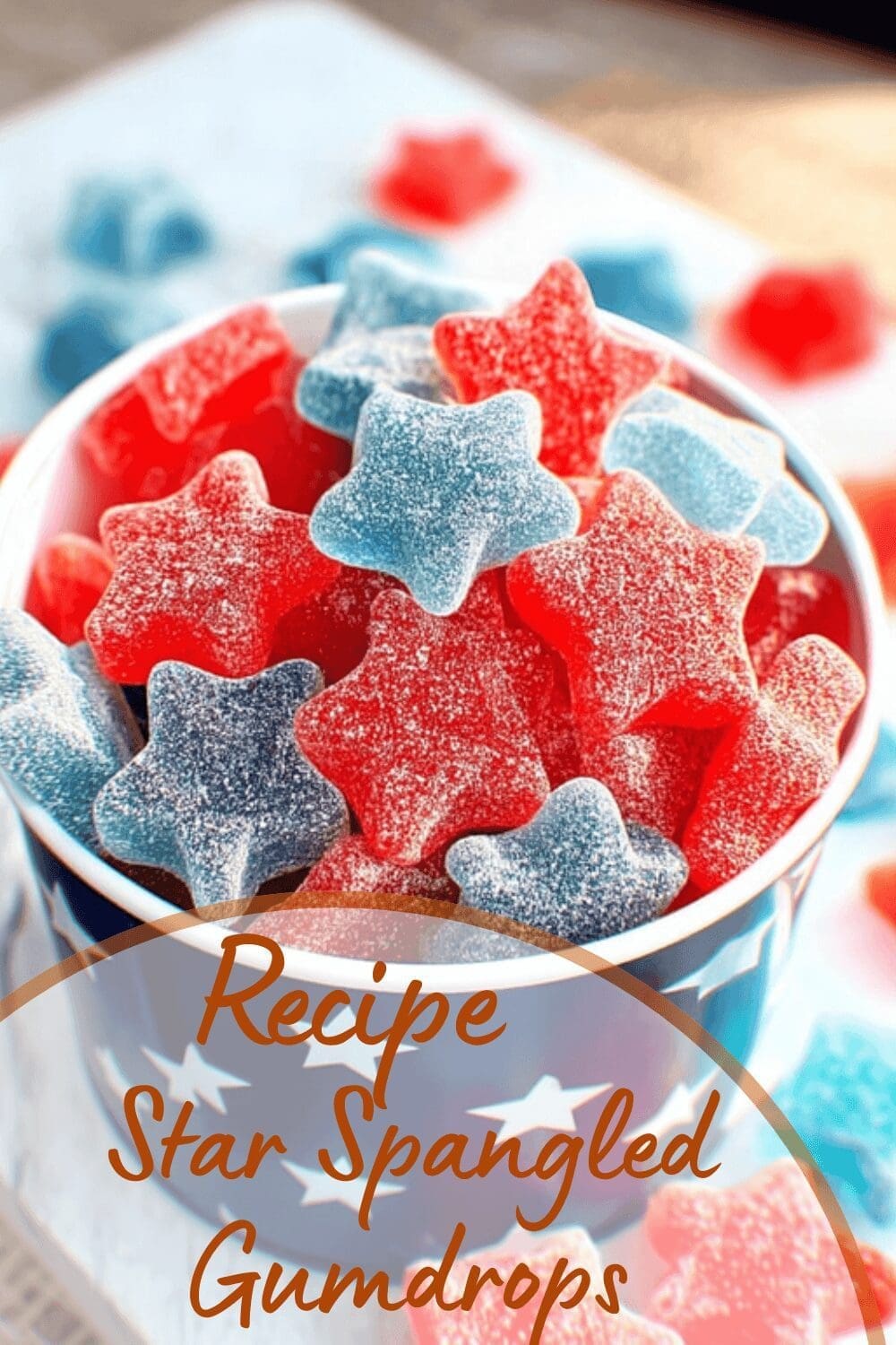 Gumdrops Recipes For Red White Blue Stars With Tart Blueberry Balsamic Flavor 7 Star Spangled Gumdrops