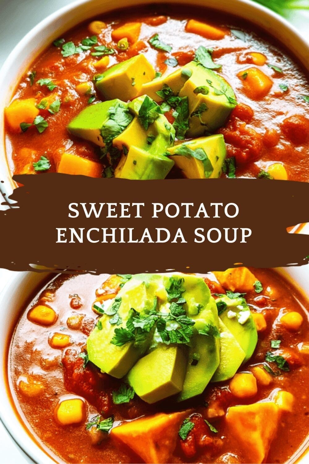 Sweet Potato And Grilled Chicken Soup With Tortilla And Enchilada Flavors 6 Sweet Potato Enchilada Soup