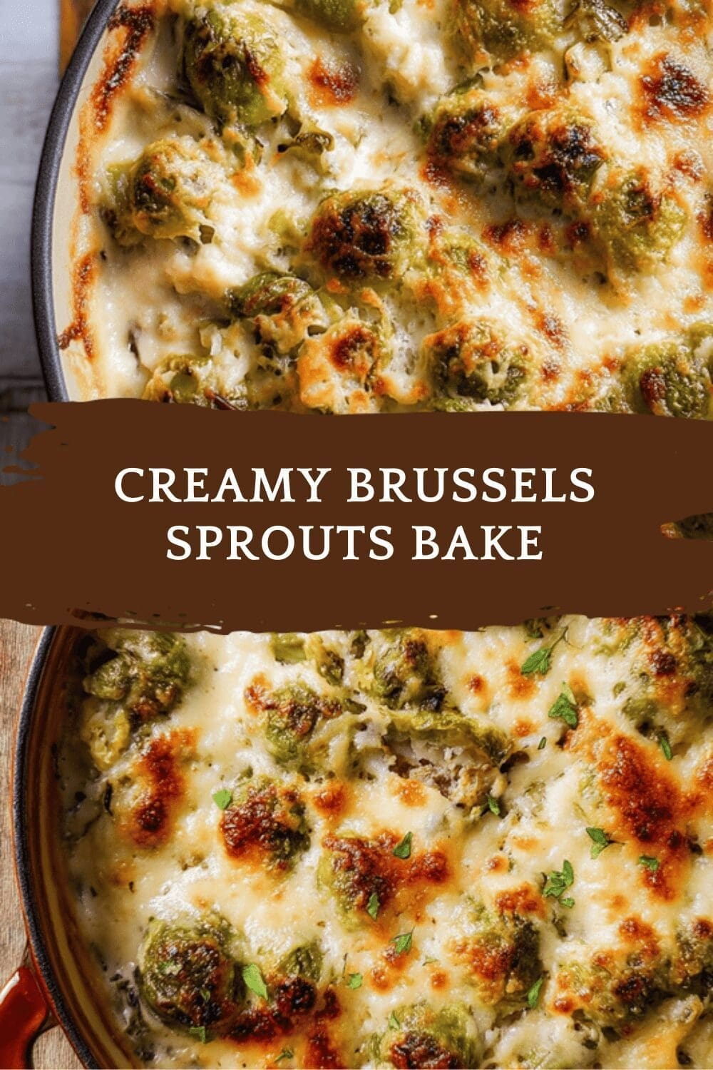 Creamy Brussels Sprouts Casserole With Garlic And Cheese Recipe 6 Creamy Brussels Sprouts Bake
