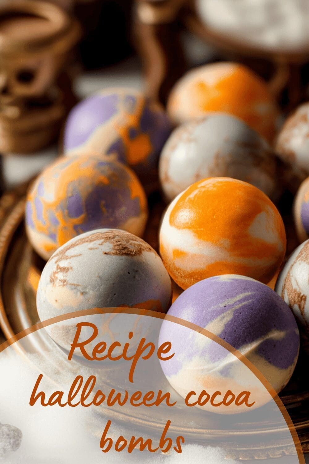 Halloween Hot Chocolate Bombs With Cinnamon Roasted Apples Recipe Ideas 7 Halloween Cocoa Bombs