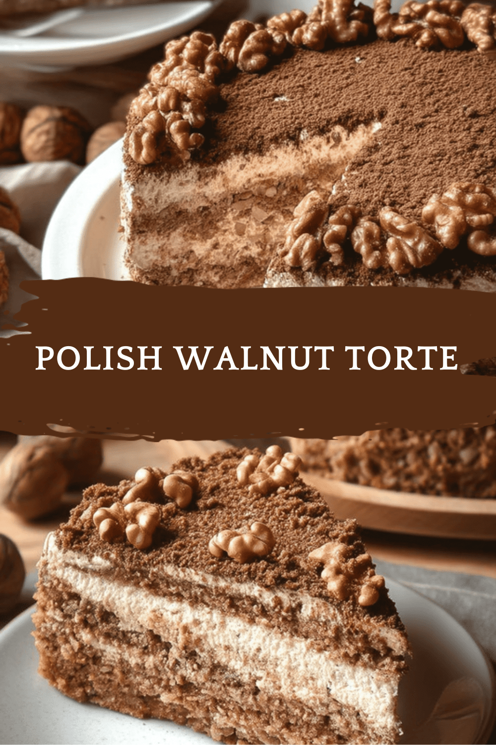 Polish Walnut Torte