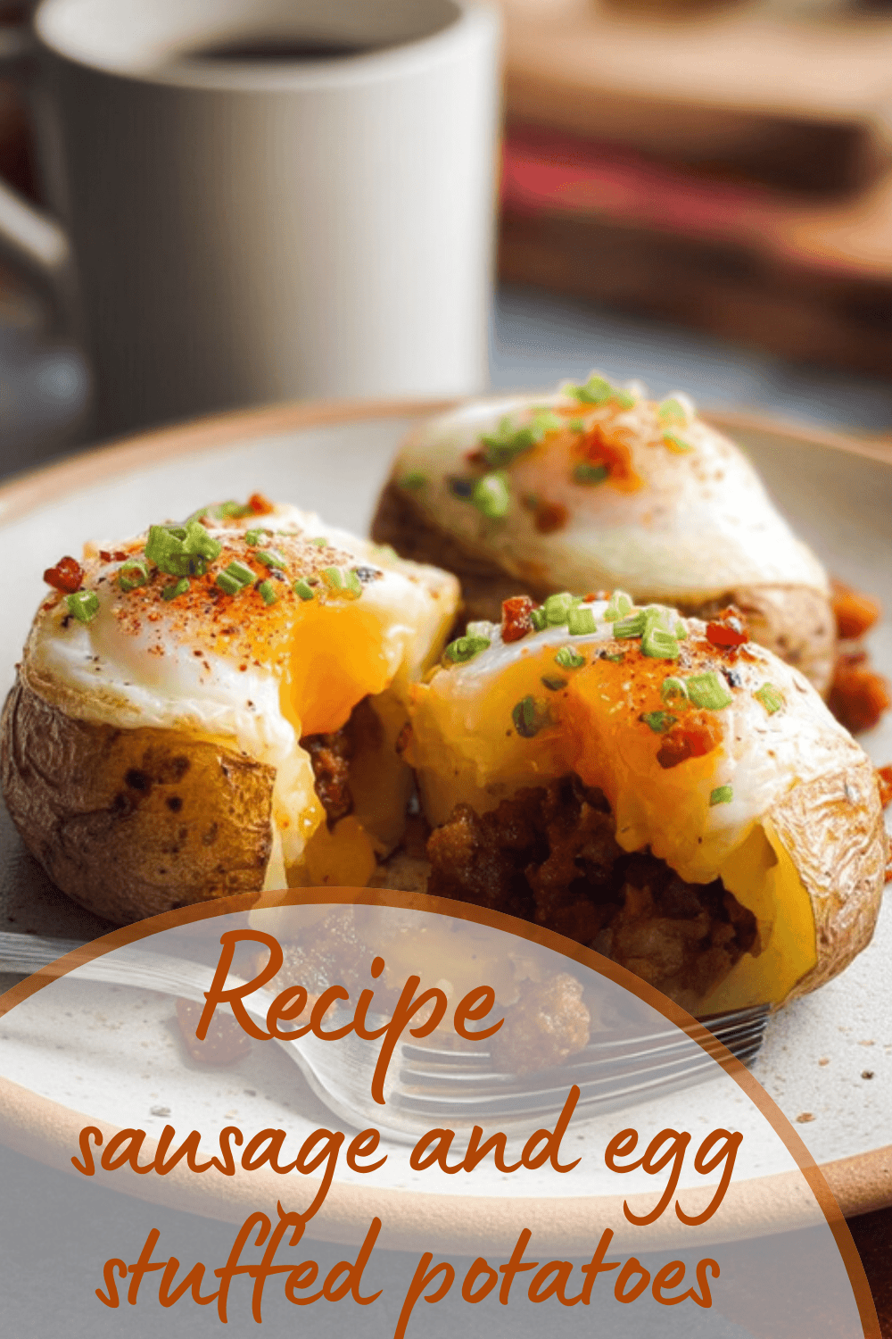 Breakfast Stuffed Potatoes With Sausage, Eggs, And Twice Baked Goodness 7 Sausage And Egg Stuffed Potatoes