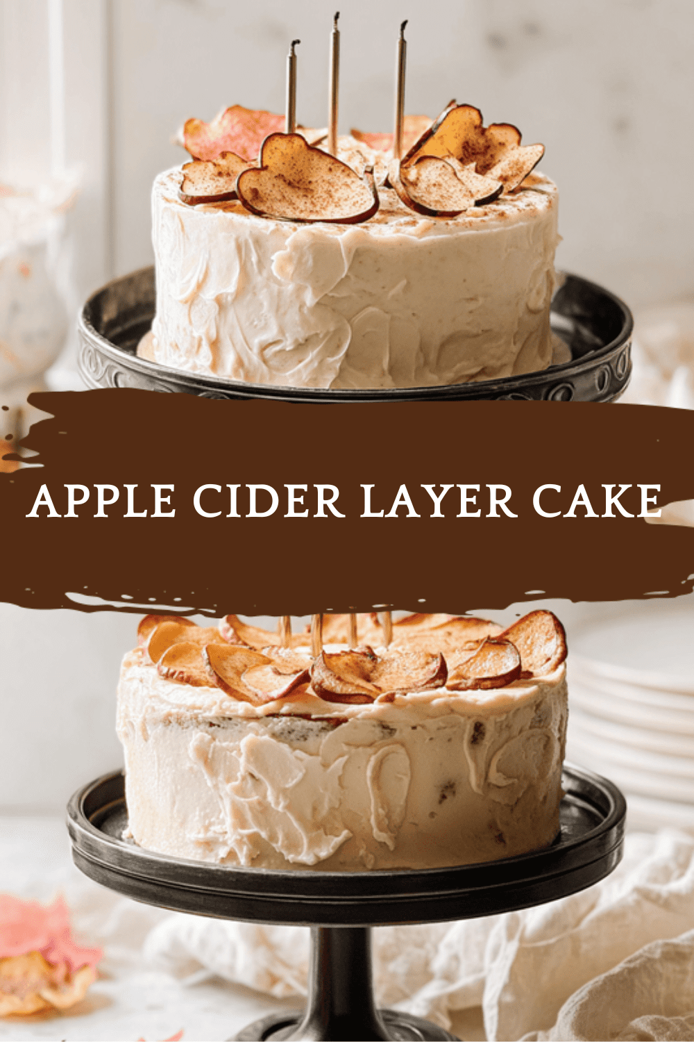 Apple Cider Cake With Spiced Salted Caramel Swiss Meringue Buttercream 6 Apple Cider Layer Cake