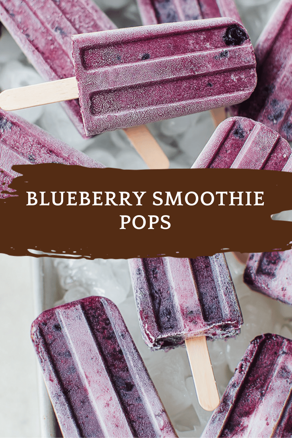 Blueberry Smoothie Pops