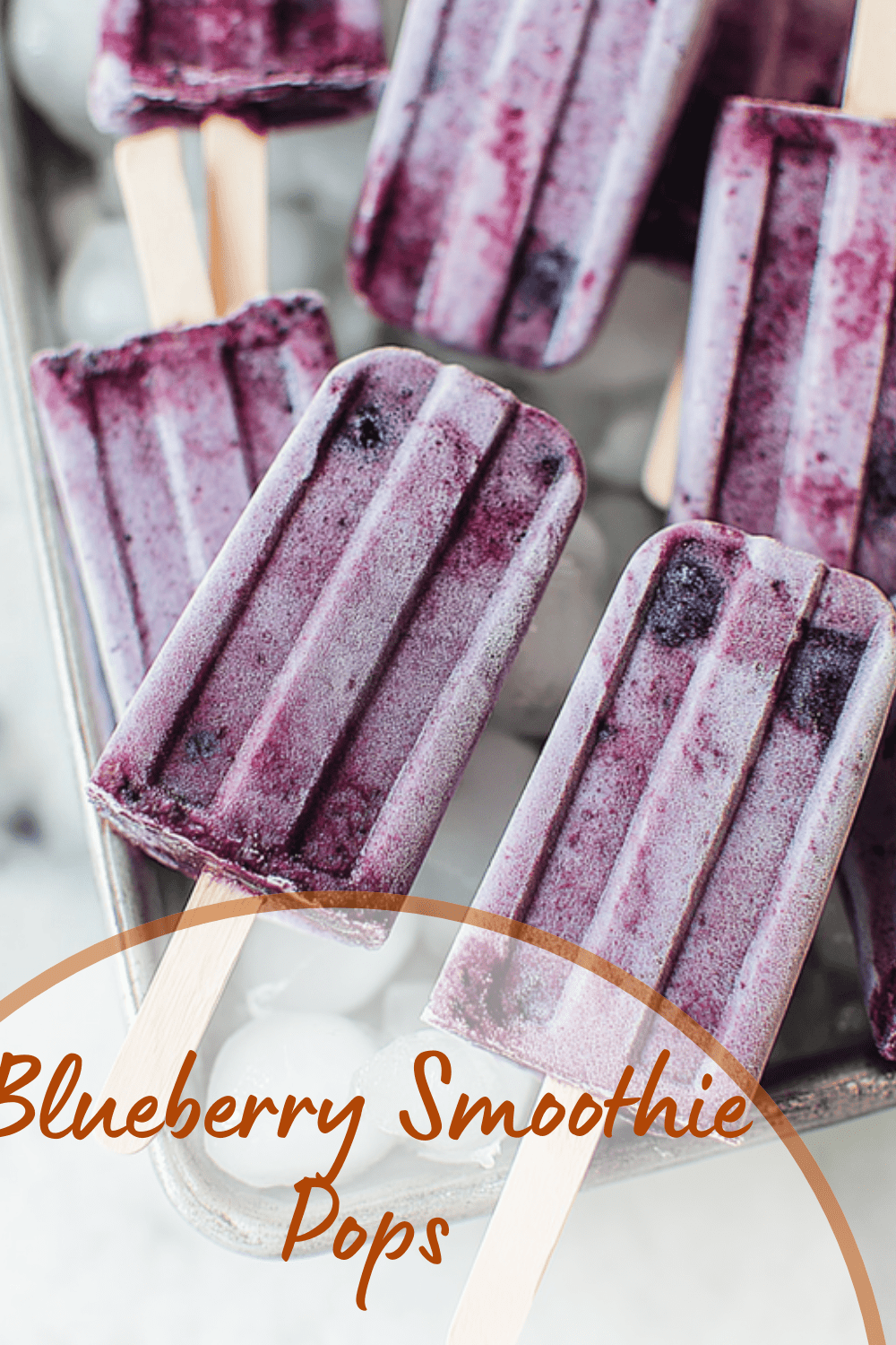 Blueberry Smoothie Pops