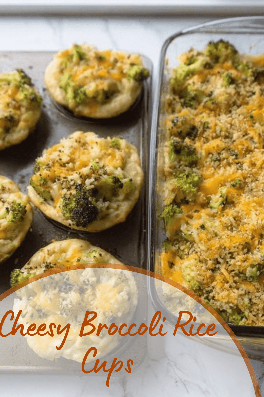 Baked Cheddar Broccoli Rice Cups Recipe For Easy Healthy Meals 7 Cheesy Broccoli Rice Cups