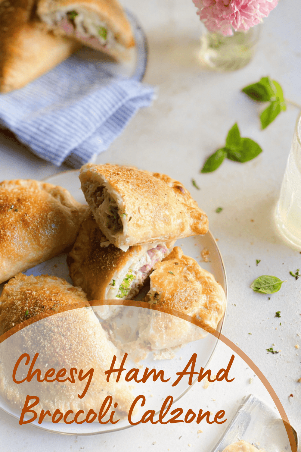 Ham And Cheese Calzones Recipe With Simple Ingredients And Quick Preparation 7 Cheesy Ham And Broccoli Calzone