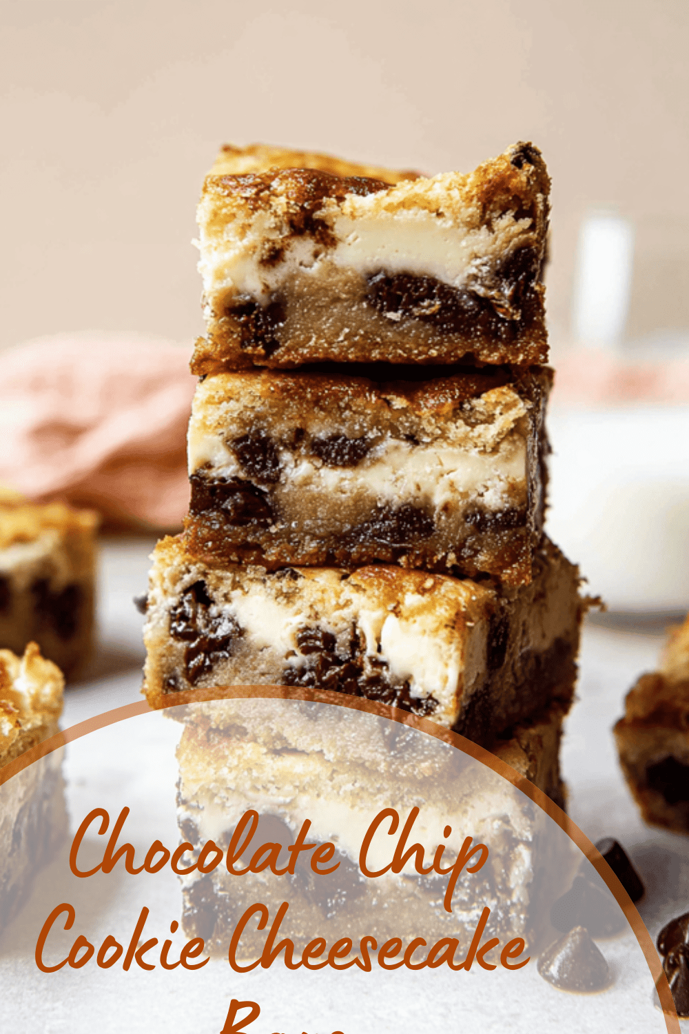 Chocolate Chip Cookie Cheesecake Bars Recipe With Rich Layers 7 Chocolate Chip Cookie Cheesecake Bars