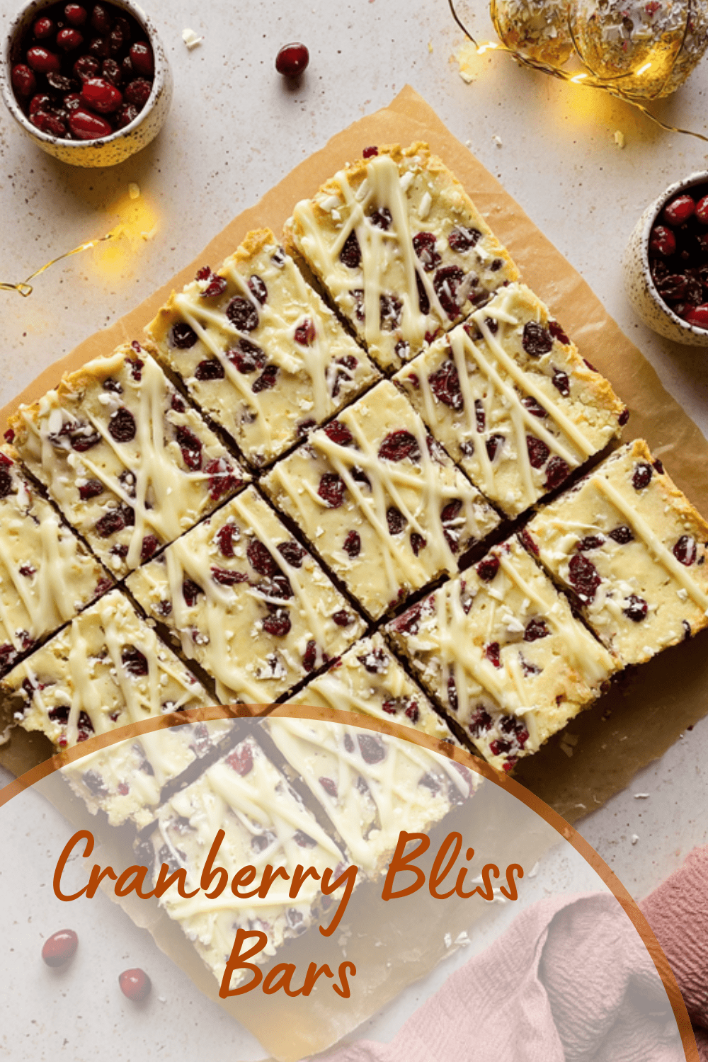 Cranberry Bliss Bars