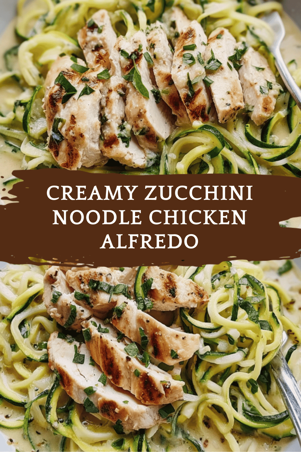 Simple Chicken Zucchini Alfredo Pasta Recipe 6 Creamy Zucchini Noodle Chicken Alfredo