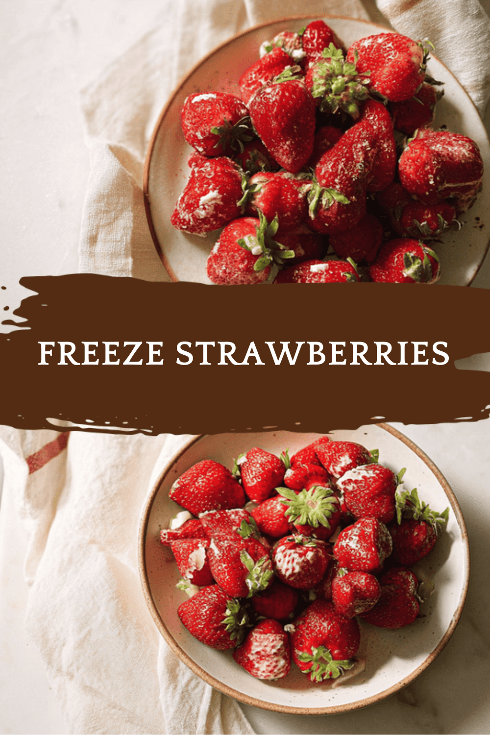 Freeze Strawberries