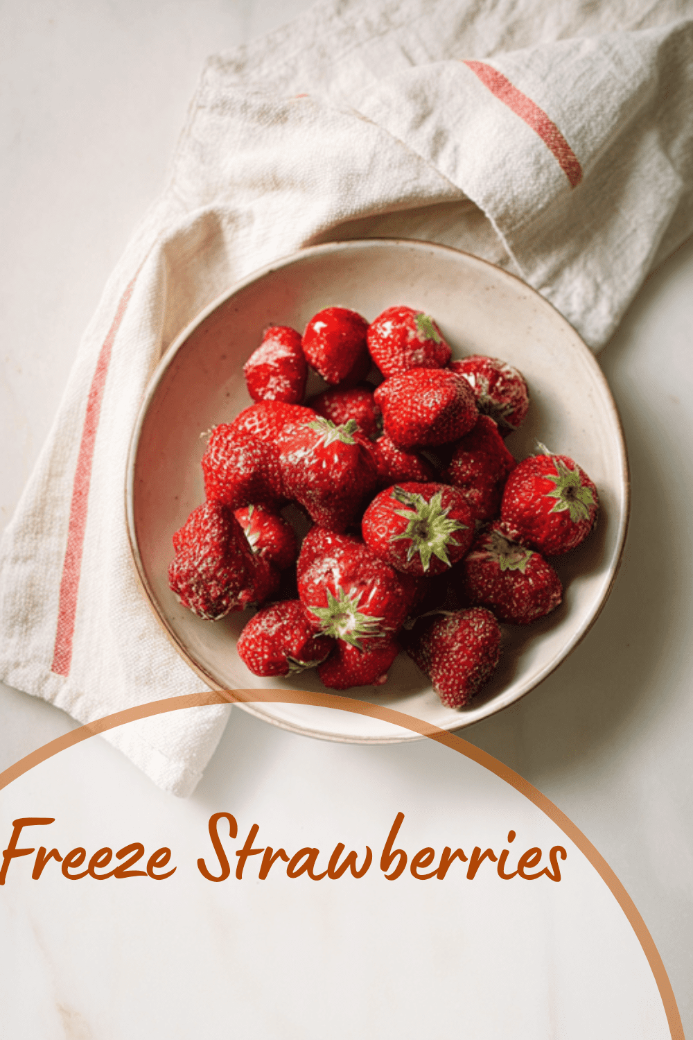 Freeze Strawberries