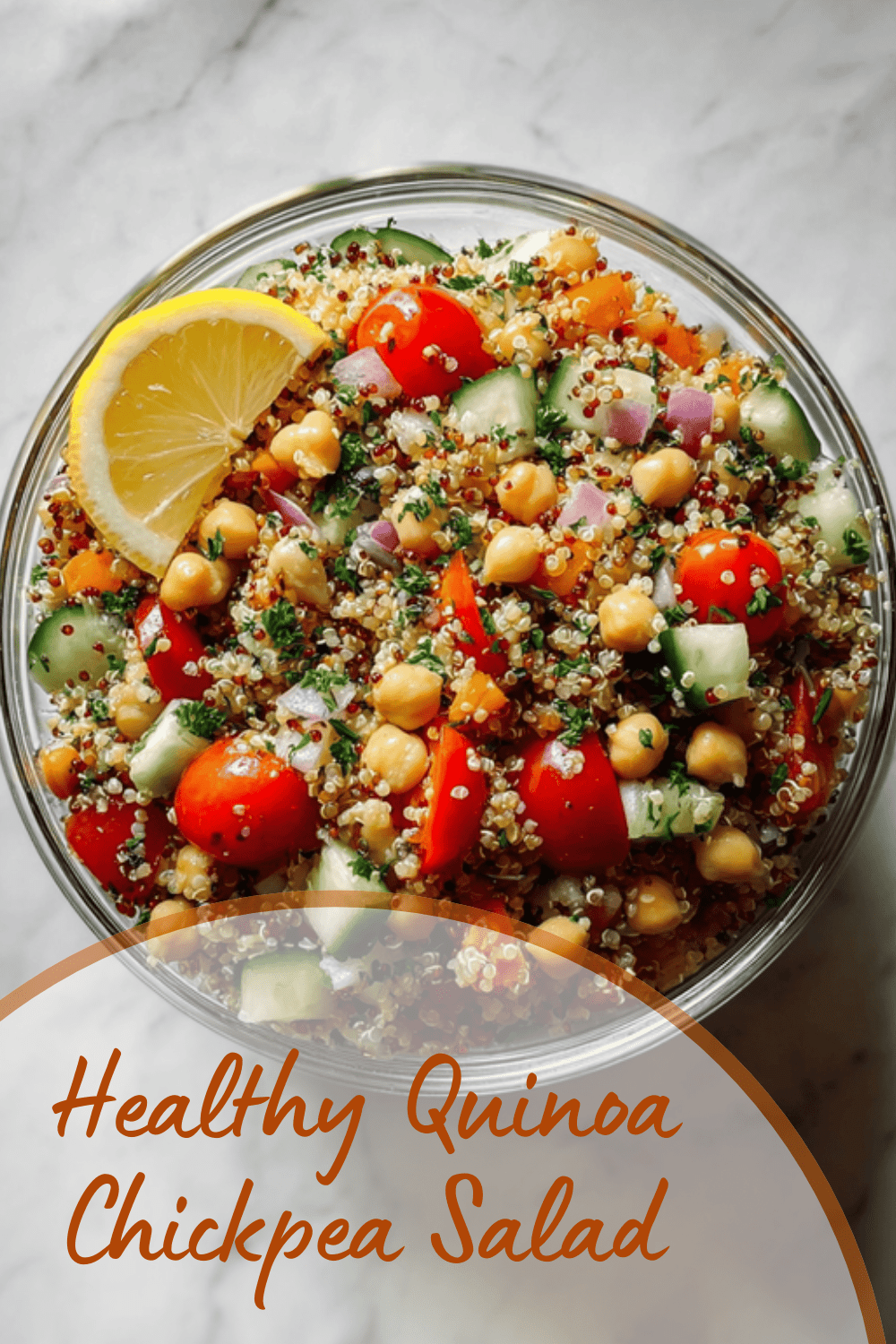 Healthy Quinoa Chickpea Salad