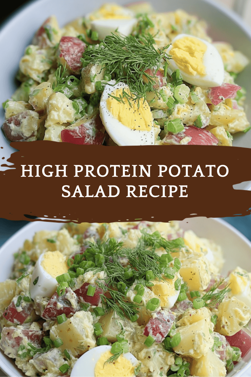 High Protein Potato Salad Made With Greek Yogurt And Eggs 6 High Protein Potato Salad Recipe