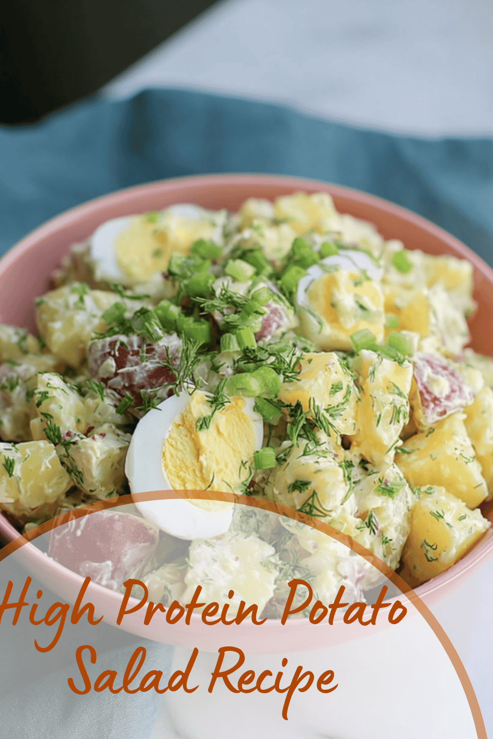 High Protein Potato Salad Made With Greek Yogurt And Eggs 7 High Protein Potato Salad Recipe