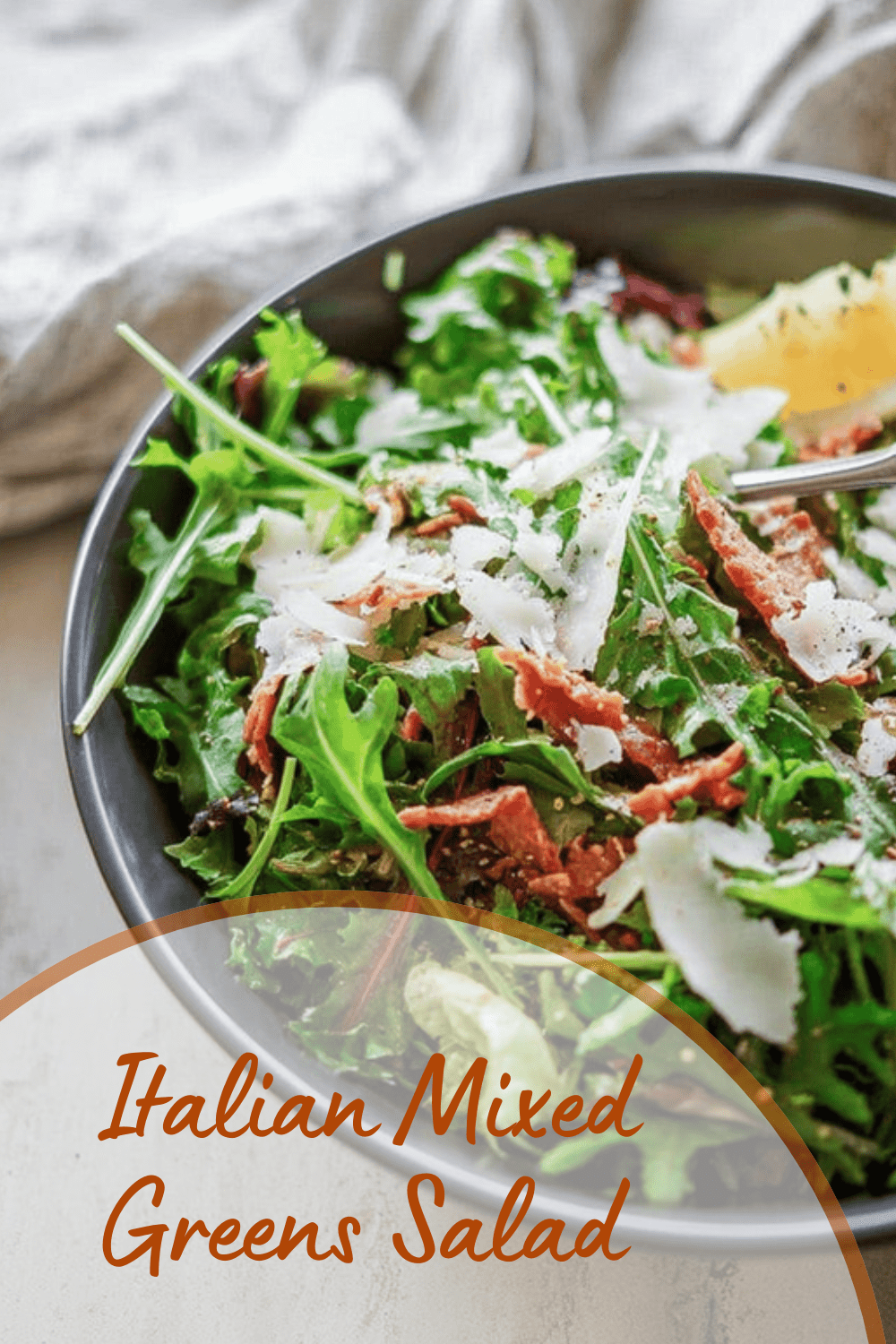 Italian Mixed Greens Salad