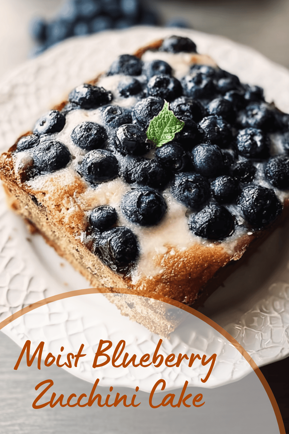 Blueberry Zucchini Cake With Refreshing Lemon Buttercream 7 Moist Blueberry Zucchini Cake