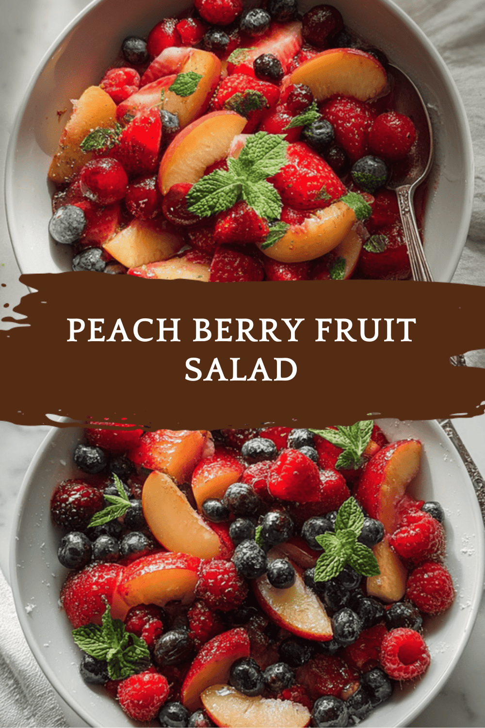 Peach Berry Fruit Salad