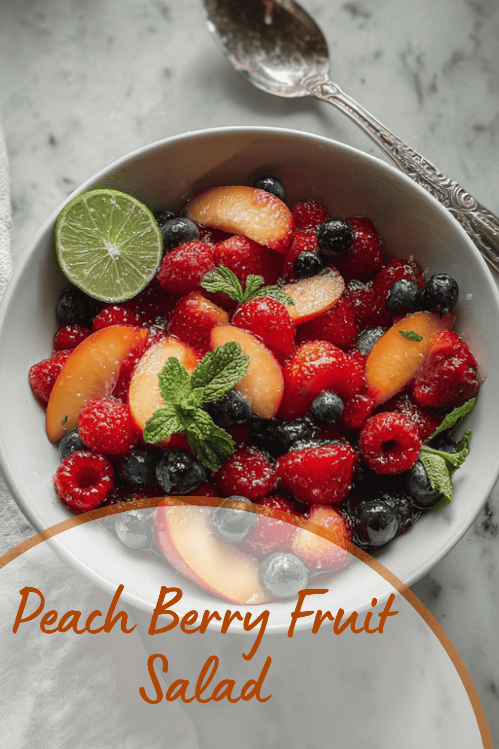 Peach Berry Fruit Salad