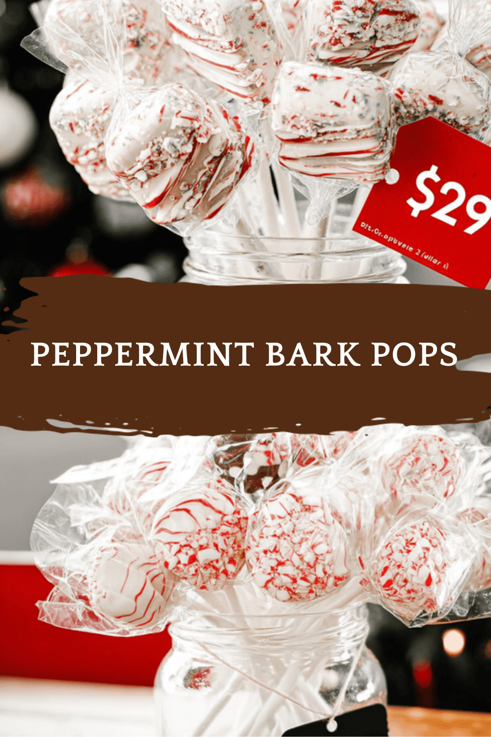 Peppermint Bark Pops