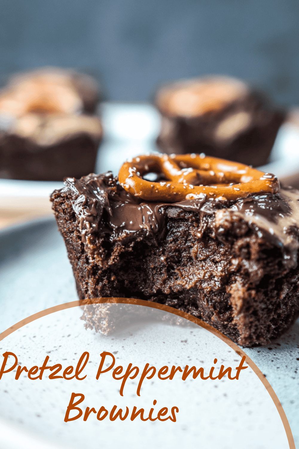 Pretzel Peppermint Brownies